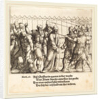Jesus Being Led to Caiaphas, 1549 by Augustin Hirschvogel