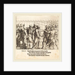 Jesus Being Led to Caiaphas, 1549 by Augustin Hirschvogel