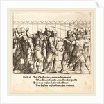 Jesus Being Led to Caiaphas, 1549 by Augustin Hirschvogel