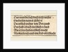 Printed text for The Betrothal of Maximilian with Mary of Burgundy, 1515 by Albrecht Dürer
