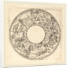 Bacchus in a Cart, punch engraving by Master IS.