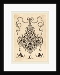 Large Pendant, Ornamental Foliage Design, 1596 by Daniel Mignot