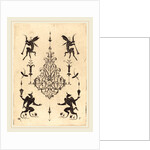 Brooch with Fantasy Creatures Blowing Horns at Top and Winged Griffins at Bottom, 1596 by Daniel Mignot