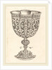 Chalice with six embossings, base decorated with two dolphins by Georg Wechter I