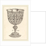 Chalice with six embossings, base decorated with two dolphins by Georg Wechter I