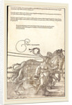 The Triumphal Chariot of Maximilian I plate 3 of 8, 1522 by Albrecht Dürer