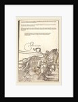 The Triumphal Chariot of Maximilian I plate 3 of 8, 1522 by Albrecht Dürer