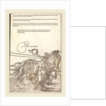 The Triumphal Chariot of Maximilian I plate 3 of 8, 1522 by Albrecht Dürer