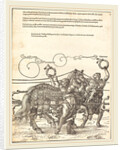 The Triumphal Chariot of Maximilian I plate 6 of 8, 1522 by Albrecht Dürer