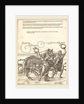 The Triumphal Chariot of Maximilian I plate 6 of 8, 1522 by Albrecht Dürer