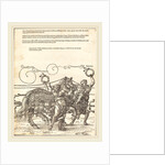The Triumphal Chariot of Maximilian I plate 6 of 8, 1522 by Albrecht Dürer