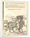 The Triumphal Chariot of Maximilian I plate 7 of 8, 1522 by Albrecht Dürer