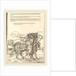 The Triumphal Chariot of Maximilian I plate 7 of 8, 1522 by Albrecht Dürer