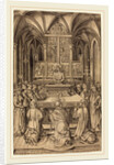The Mass of Saint Gregory by Israhel van Meckenem