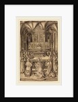 The Mass of Saint Gregory by Israhel van Meckenem