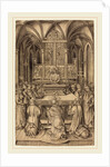 The Mass of Saint Gregory by Israhel van Meckenem