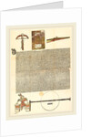 Broadside: An Invitation to an Arms Competition, in or after 1501 by Anonymous