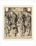 Assembly of Four Kings, in the foreground Four Men by Leonhard Beck