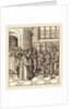 A Legation before a King, near Him Two Women Standing by Leonhard Beck