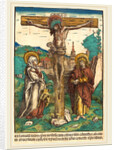 Christ on the Cross Between the Virgin and Saint John, c. 1502 by Lucas Cranach the Elder