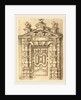 Pedimented Doorway, c. 1594 by Wendel Dietterlin and anonymous etcher