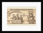 Justice, Truth and Reason in the Stocks with the Seated Judge and Sleeping Piety, probably 1526 by Albrecht Dürer