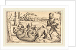 Bear Hunt, 1545 by Augustin Hirschvogel
