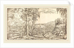 Saint John on Patmos by Master H.W.G.