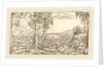 Saint John on Patmos by Master H.W.G.