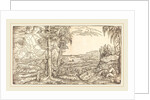 Saint John on Patmos by Master H.W.G.