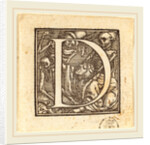 Letter D by Hans Holbein the Younger