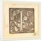 Letter T by Hans Holbein the Younger