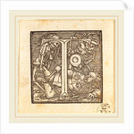 Letter T by Hans Holbein the Younger