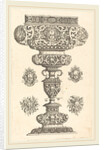 Goblet, rim decorated with masque and bouquet of fruit by Georg Wechter I