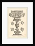 Goblet, rim decorated with masque and bouquet of fruit by Georg Wechter I