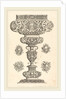 Goblet, rim decorated with masque and bouquet of fruit by Georg Wechter I