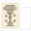 Goblet, rim decorated with masque and bouquet of fruit by Georg Wechter I