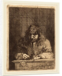 Self-Portrait Drawing, 1675 by Michael Lukas Leopold Willmann