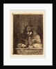 Self-Portrait Drawing, 1675 by Michael Lukas Leopold Willmann