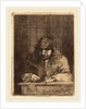 Self-Portrait Drawing, 1675 by Michael Lukas Leopold Willmann