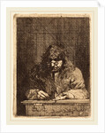 Self-Portrait Drawing, 1675 by Michael Lukas Leopold Willmann
