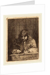 Self-Portrait Drawing, 1675 by Michael Lukas Leopold Willmann