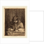Self-Portrait Drawing, 1675 by Michael Lukas Leopold Willmann