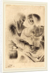 Man and Woman Embracing, stipple by Master NW