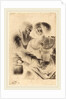 Man and Woman Embracing, stipple by Master NW