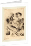 Man and Woman Embracing, stipple by Master NW