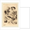 Man and Woman Embracing, stipple by Master NW