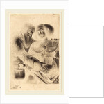 Man and Woman Embracing, stipple by Master NW