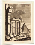 Goats before Ruins and a Pyramid, c. 1650 by Bernhard Zaech