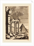 Goats before Ruins and a Pyramid, c. 1650 by Bernhard Zaech